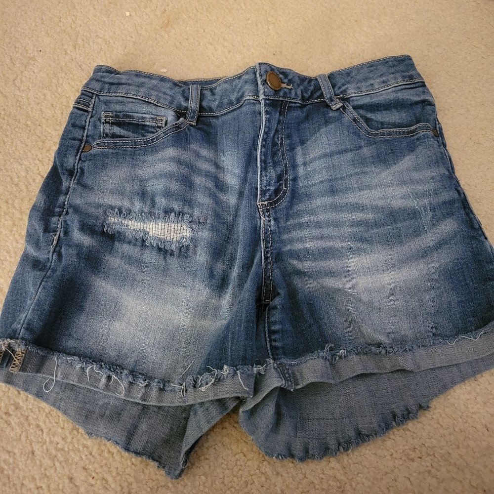 Blue jeans shorts